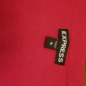 Red Calvin Klein Pencil Dress, Size 4